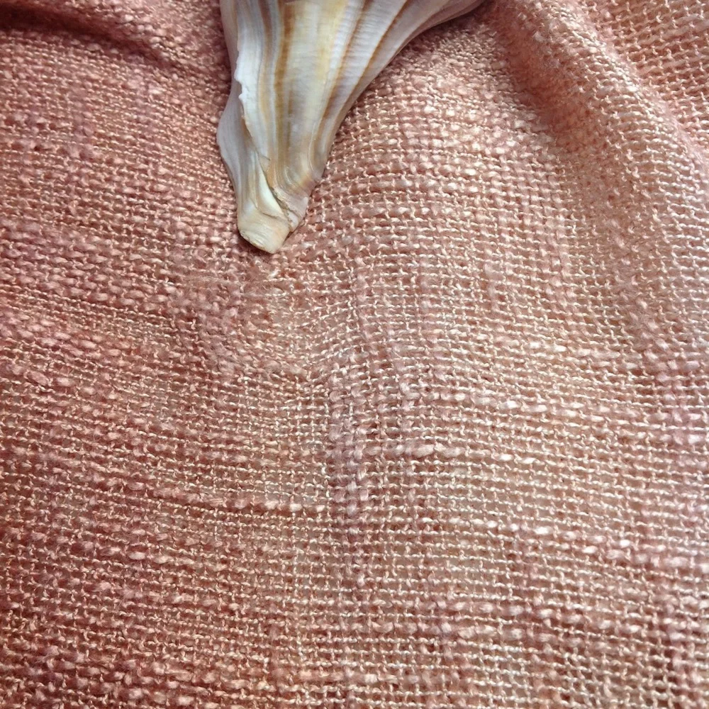 Scarf soft ombré natural mauve taupe shade - Picture 4 of 5